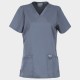 Tunică medicală de damă CHEROKEE V-NECK GREY WWE620