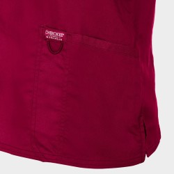 Tunică medicală de damă CHEROKEE V-NECK BURGUNDY WWE620