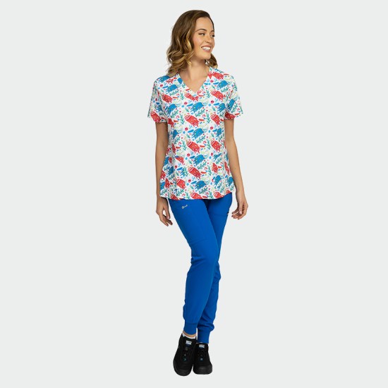 Tunica medicală ISABELLA - Colourful Peacock