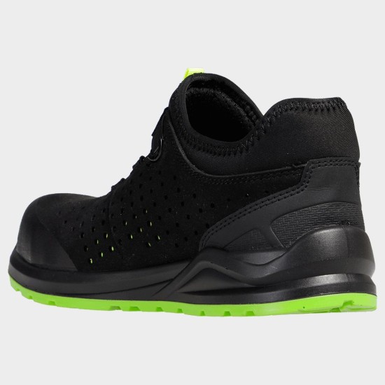 Pantofi de protecție JETT S1PS ESD BLACK/GREEN