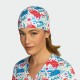 Bonetă medicală MODENA - Colourful Peacock