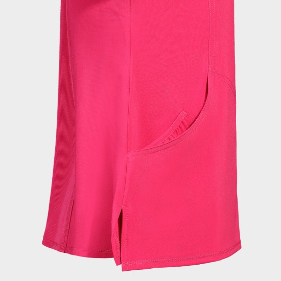 Tunică medicală damă CHEROKEE WRAP PINK CKE2625A