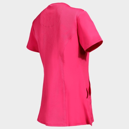 Tunică medicală damă CHEROKEE WRAP PINK CKE2625A