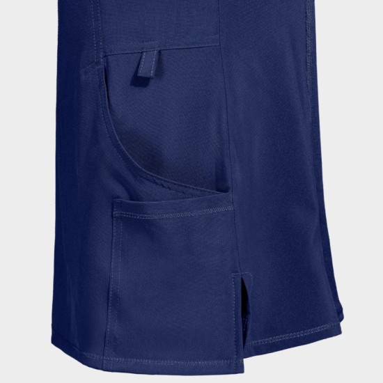 Tunică medicală damă CHEROKEE WRAP DARK BLUE CKE2625A