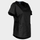 Tunică medicală damă  CHEROKEE V-NECK BLACK WWE601
