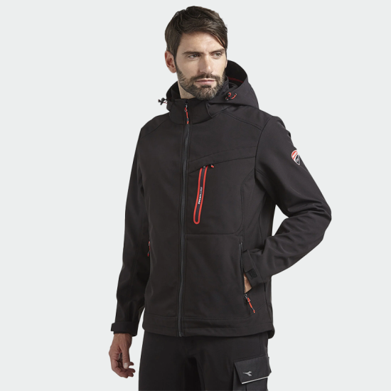 Geacă softshell DUCATI JACKET - Negru