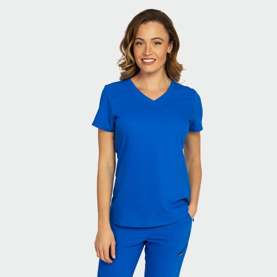 Tunică medicală elegantă AURELIA Tunic - Albastru regal