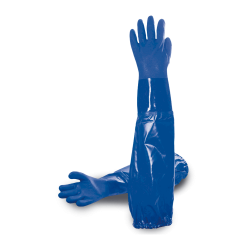 Mănuși lungi protectie chimica TB 666 - acoperite cu PVC