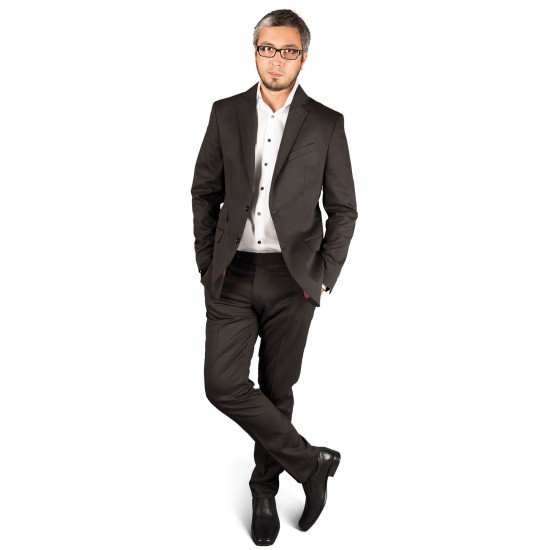 Pantaloni lungi de barbati negri RAGE