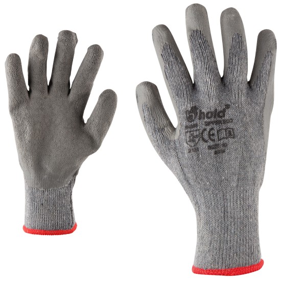 Mănuși acoperite cu latex DIPPER ECO | Gri