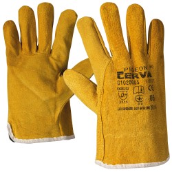 Manusi protectie piele PIGEON | Galbene