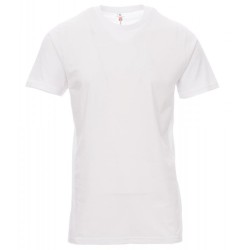 Tricou alb pentru barbati PAYPER PRINT
