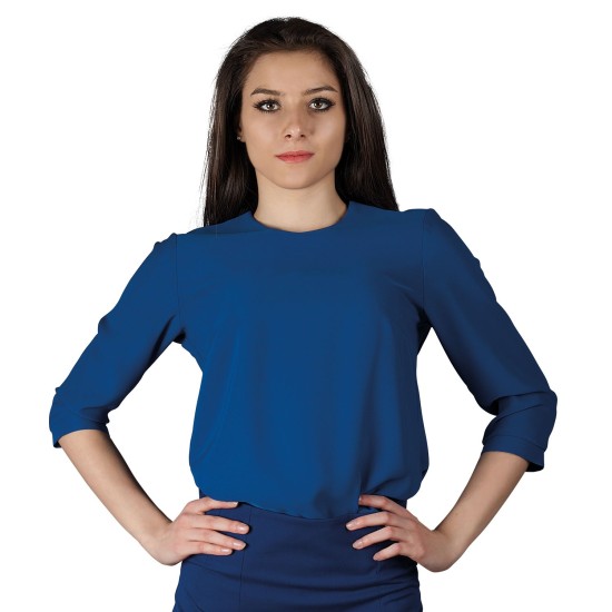 Bluză de dama elegantа IVON - albastru regal