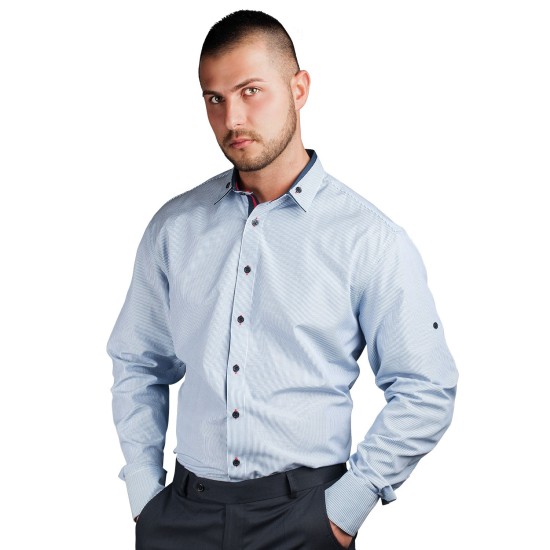 Cămașă elegante de barbati TOMMY - culoare albastru