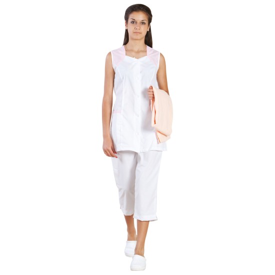 Tunică cu pantalon X11 - albă