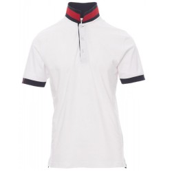 Tricou alb cu guler polo PAYPER MEMPHIS