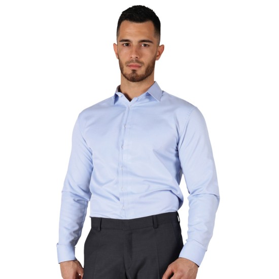 Cămașă de barbati elegante albastru deschis MARON