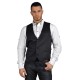 Vestă elegantа neagră pentru bărbați RAGE