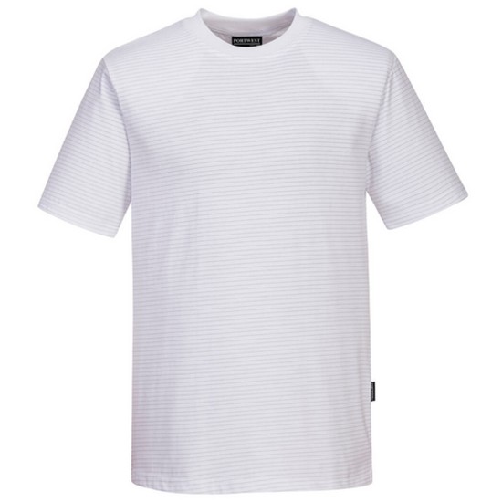 Tricou alb AS20 ESD