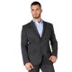 Sacou elegant pentru barbati FERARA - gri închis