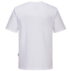 Tricou alb AS20 ESD