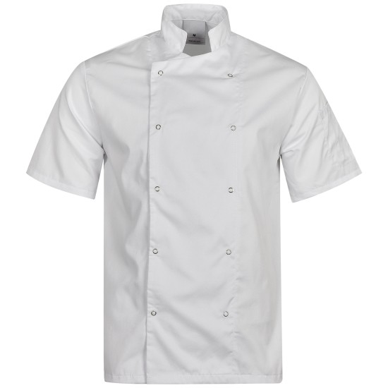 Tunică bucatar maneca scurta NOZOMI | Alb