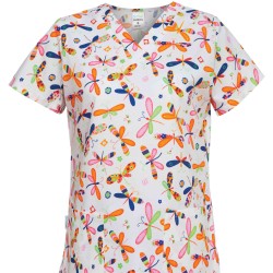 Bluza medicala imprimata BAMBINA | Căluți de apă