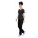 Bluza medicala INFINITY CKE2624A | Neagră