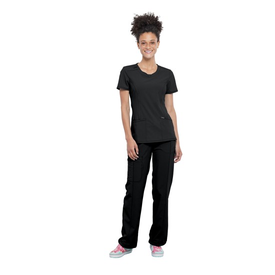 Bluza medicala INFINITY CKE2624A | Neagră