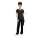 Bluza medicala INFINITY CKE2624A | Neagră