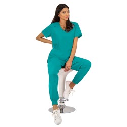 Tunică de lucru pentru femei JUSTINA I Teal