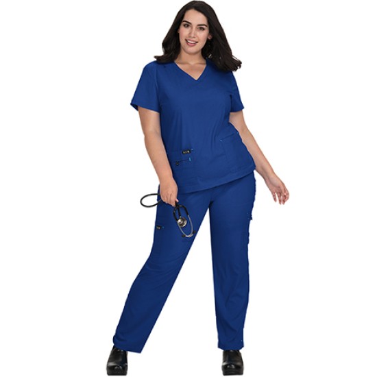 Bluza medicală dama BASICS 373 | Albastru