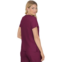 Tunică medicală dama BASICS 373 | Roșu vin