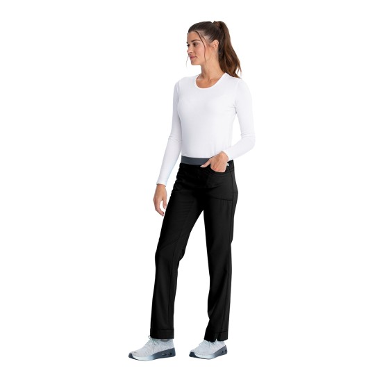Pantaloni medicali dama INFINITY CKE1124A | Negru