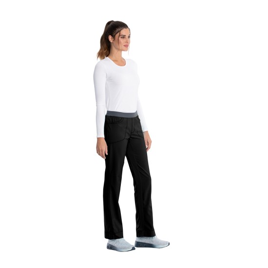 Pantaloni medicali dama INFINITY CKE1124A | Negru