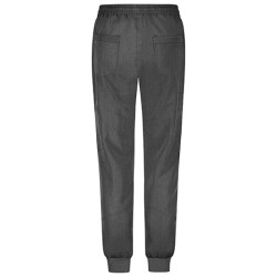 Pantaloni medicali cu elastic la glezna unisex RICCI I  Gri Melanj