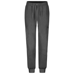 Pantaloni medicali cu elastic la glezna unisex RICCI I  Gri Melanj