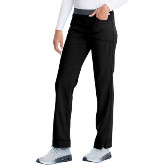 Pantaloni medicali dama INFINITY CKE1124A | Negru