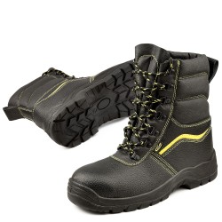 Bocanci de protecție cu vârf de protecție metalic S3 ASPEN Hi S3 | Negru