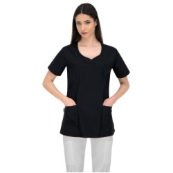 Tunică medicală dama INES | Negru