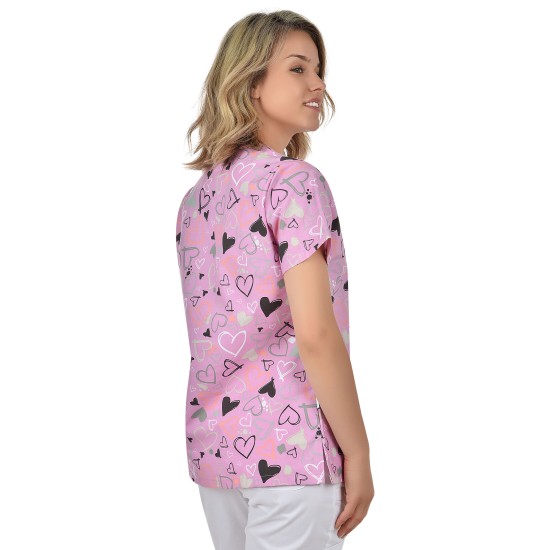 Tunică medicala de lucru BAMBINA | Inimi