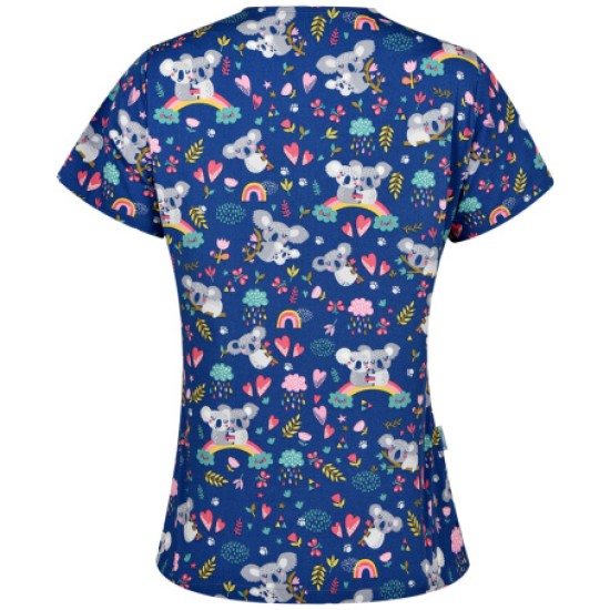 Bluza medicala imprimata BAMBINA | Koala