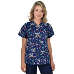 Bluza medicala imprimata BAMBINA | Koala
