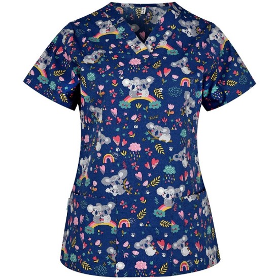 Bluza medicala imprimata BAMBINA | Koala