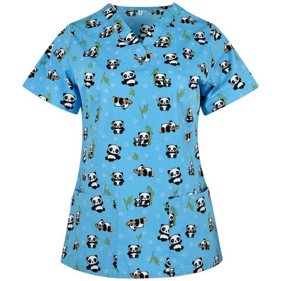 Bluza medicala imprimata BAMBINA | Pandă