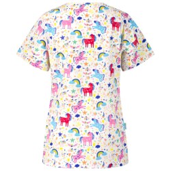 Bluza medicala imprimata BAMBINA I Unicorni