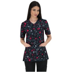 Bluza medicala dama CARINA | Inimi întunecate