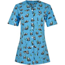Bluza medicala dama imprimata CARINA | PANDA 