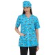 Bluza medicala dama imprimata CARINA | PANDA 