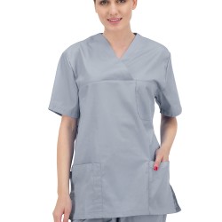 Tunică unisex de lucru ANGEL I Gri deschis